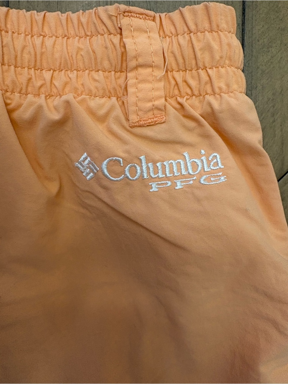Columbia PFG Orange/White PFG Kids' Shorts